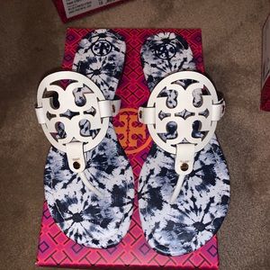 Tory Burch Miller Ivory(Tie Dye Printed Footbed)